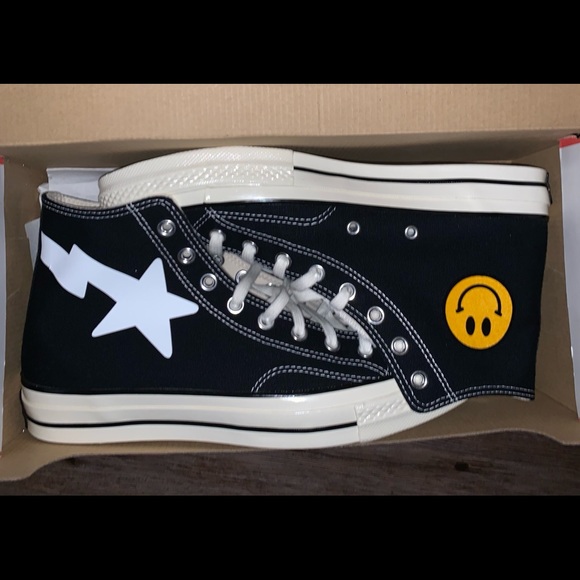 NEW Chinatown Market Converse Hi custom Bapesta - Picture 1 of 6